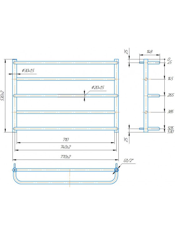 Купити INOX Люкс Сіті 430х770/740 Купити INOX Люкс Сіті 430х770/740