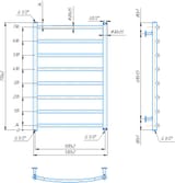 Водяна рушникосушарка Inox Класік 770х530/500 4