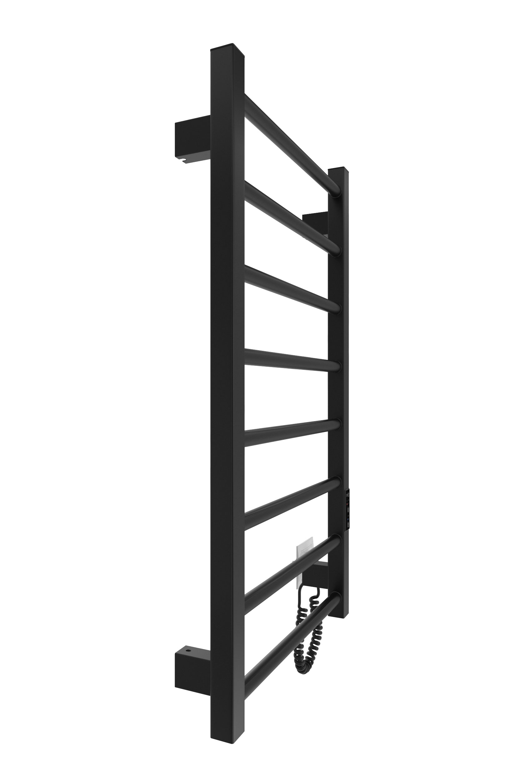 Електрична рушникосушарка HF Leeds 770х530 чорний мат 3