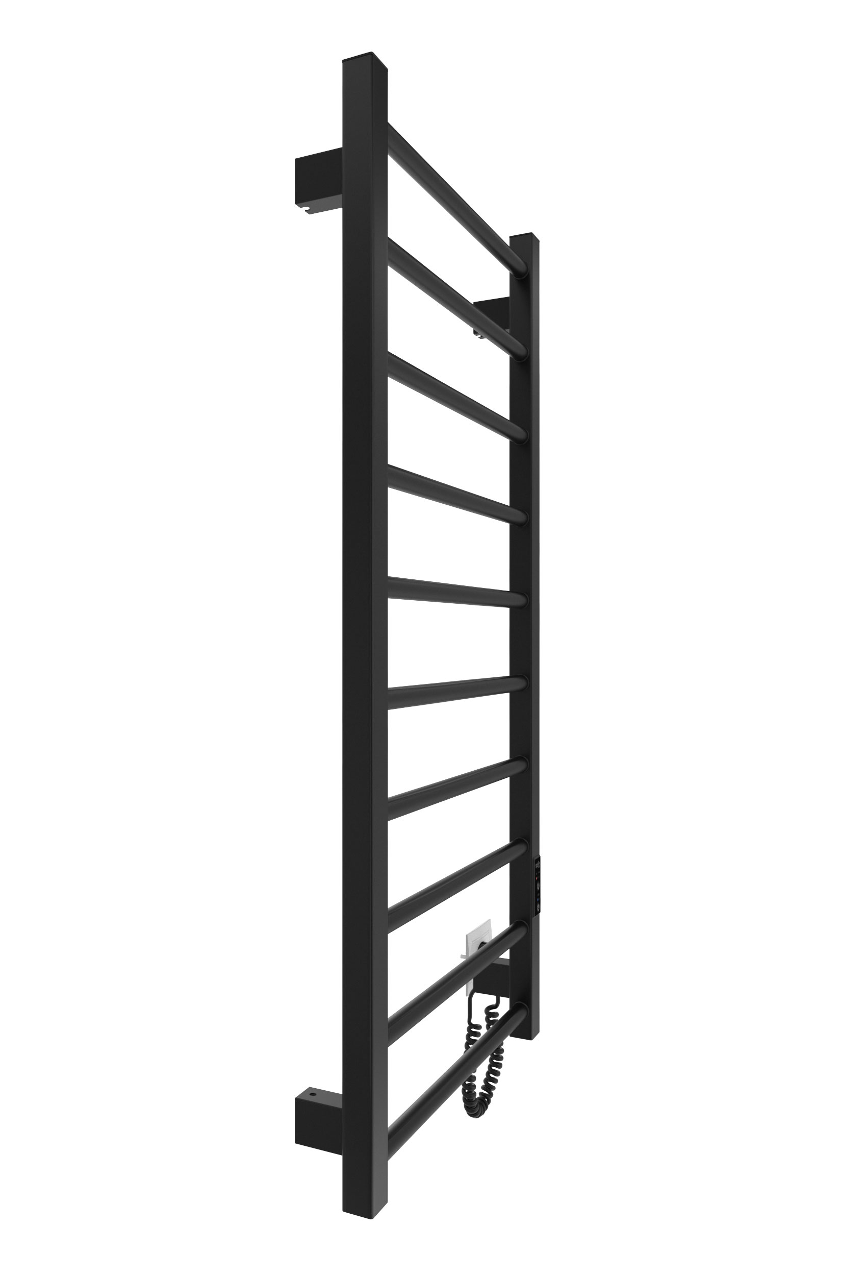 Електрична рушникосушарка HF Leeds 970х430 чорний мат 3