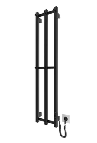 Електрична рушникосушарка HF Slim 1170х250 чорний мат