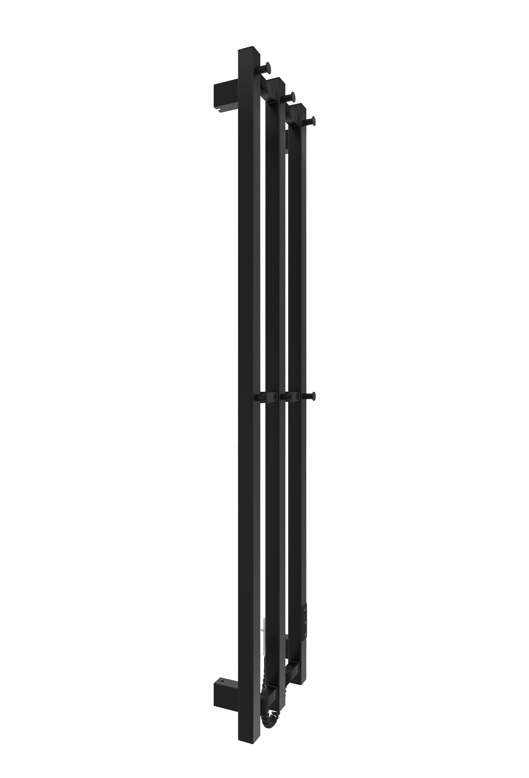 Електрична рушникосушарка HF Slim 1170х250 чорний мат 3