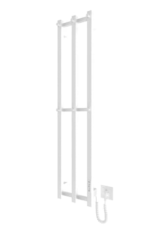 Електрична рушникосушарка HF Slim 1170х250 білий мат
