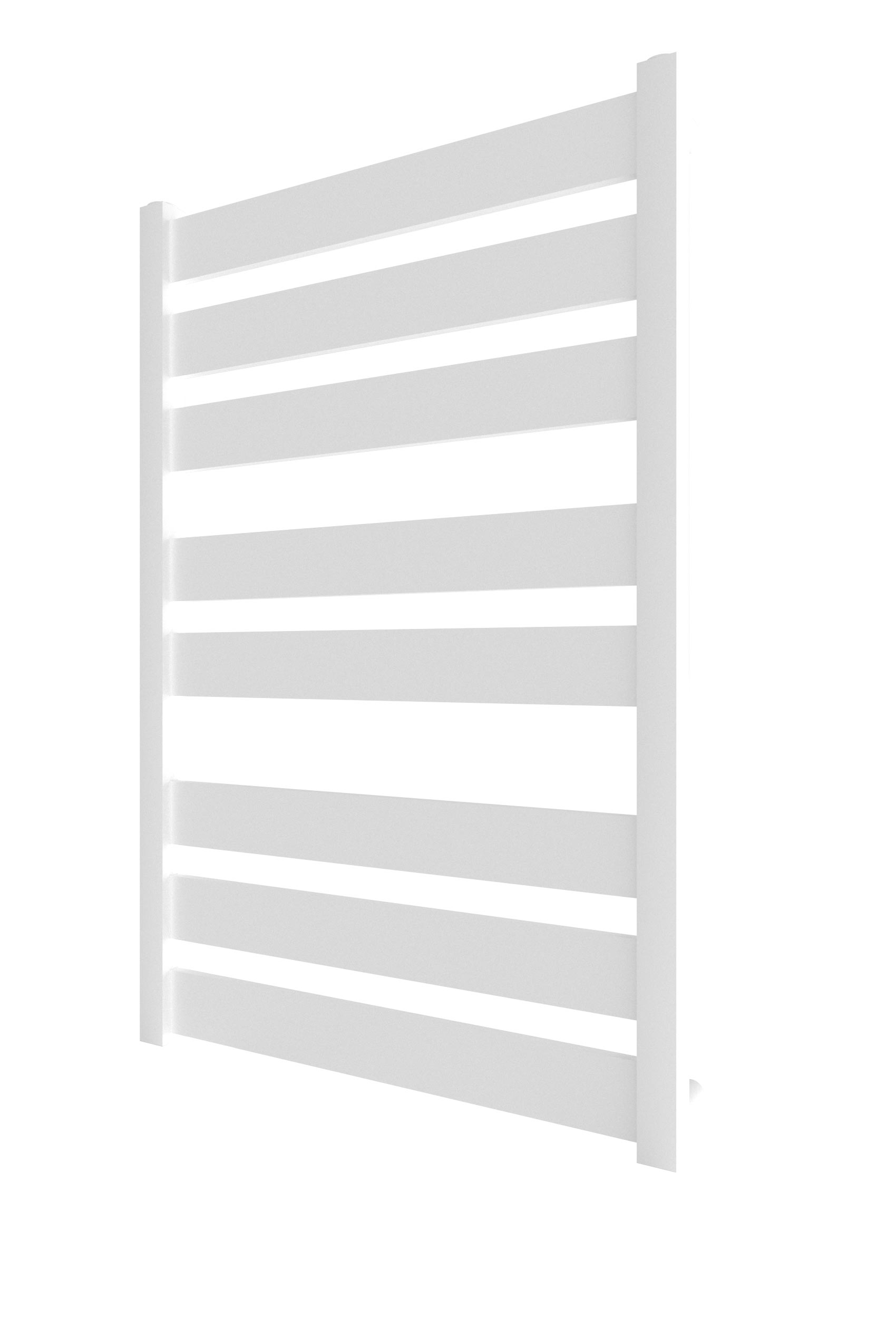 Водяна рушникосушарка Inox Санті 770х530/500 (Білий мат)