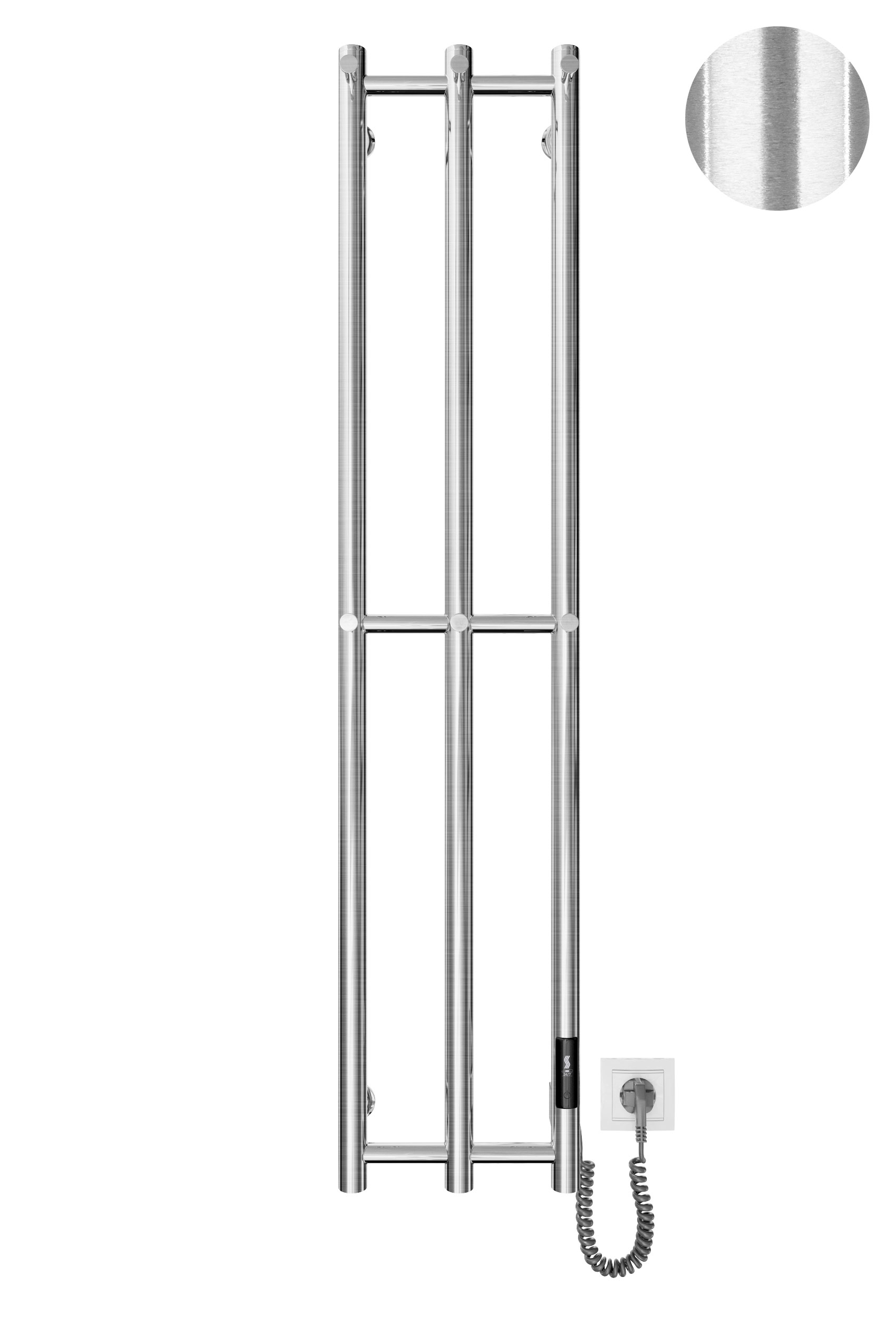 Електрична рушникосушарка e-INOX Соле 1170х250 TR 2.0 K (Золото сатин)