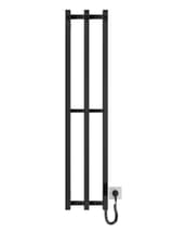 Електрична рушникосушарка HF Slim 1170х250 чорний мат TR 3.0 2
