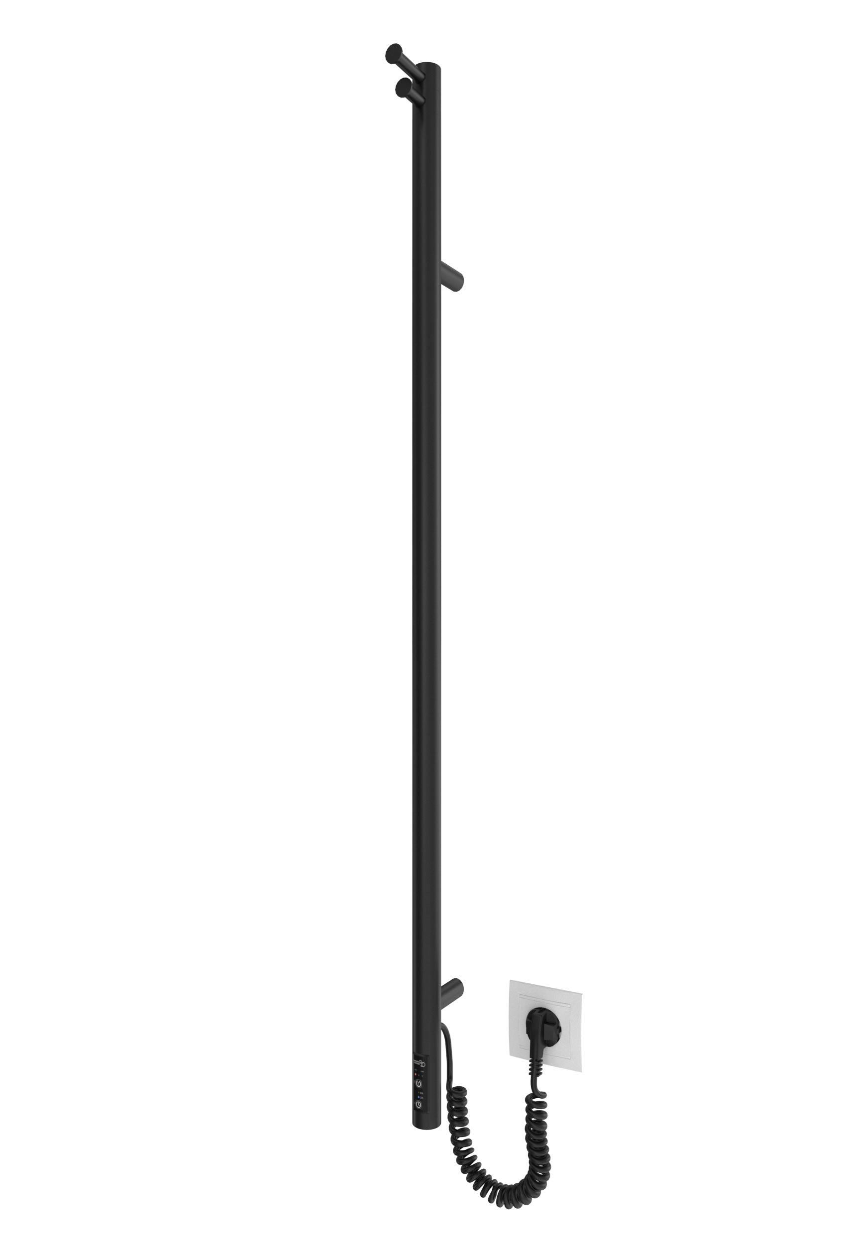 Електрична рушникосушарка Рей-І 1100х30/130 TR K (Чорний мат)